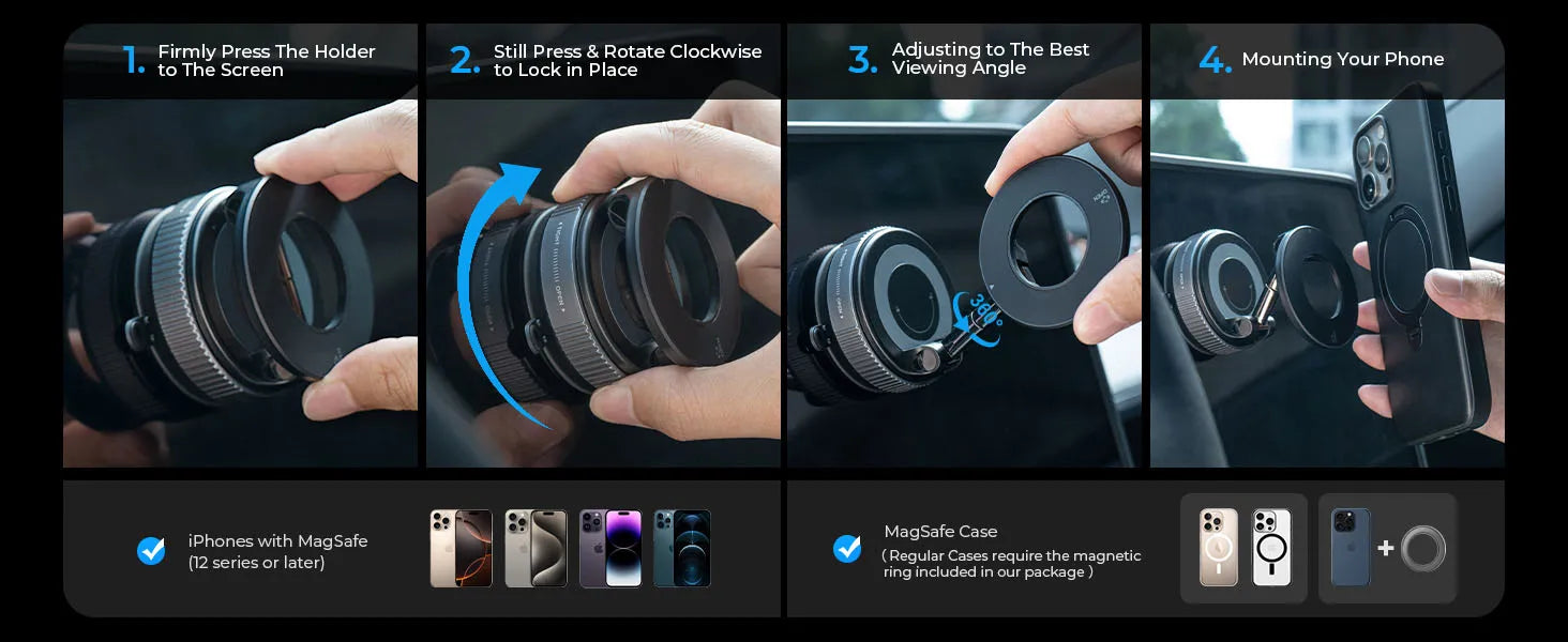 Magnetic Phone Holder (MagGrip 360)